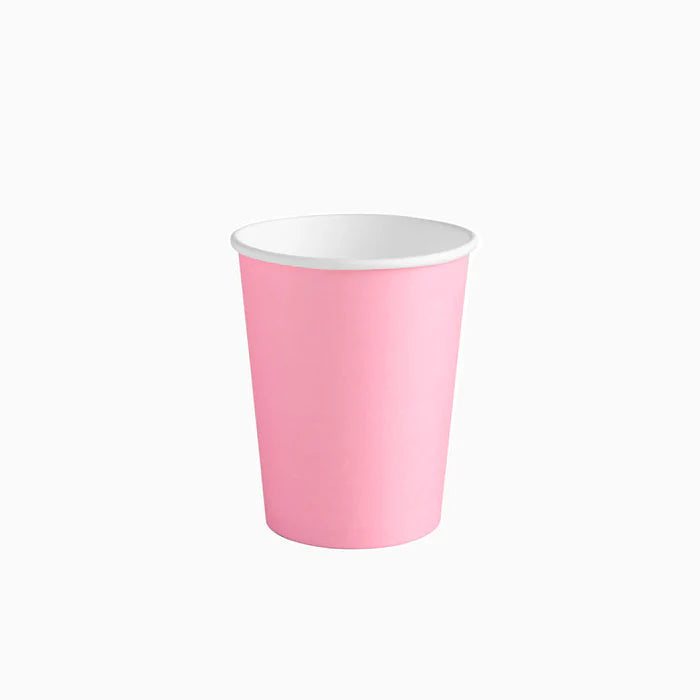 Maxi products | S/10 Vaso cartón rosa pastel 270 CC