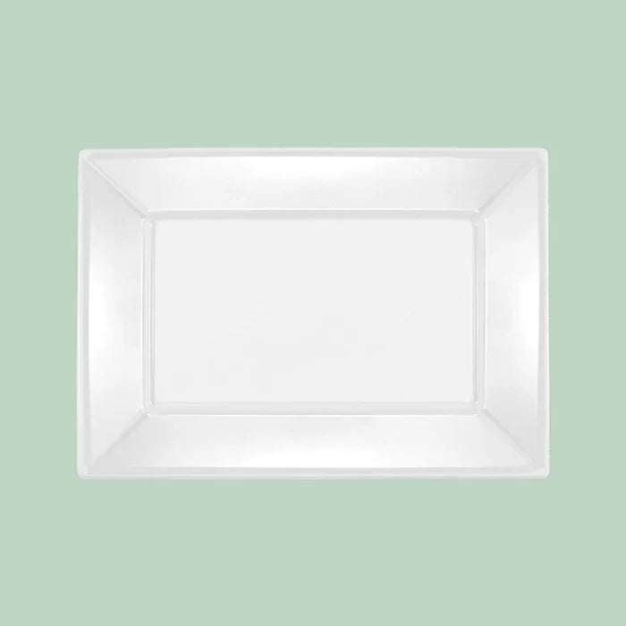 Maxi Products | S/3 Bandeja rectangular blanco 33 x 22.5 CM