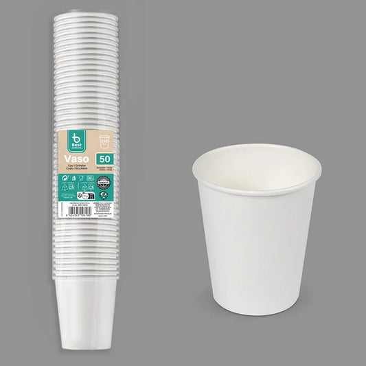 Best Products | S/50 Vaso cartón blanco 330 CC