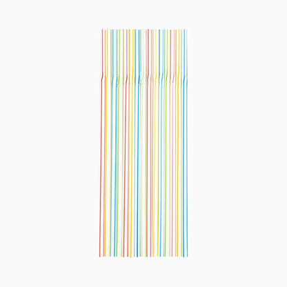 Maxi products | S/50 Pajita flexible rayas multicolor 21 CM