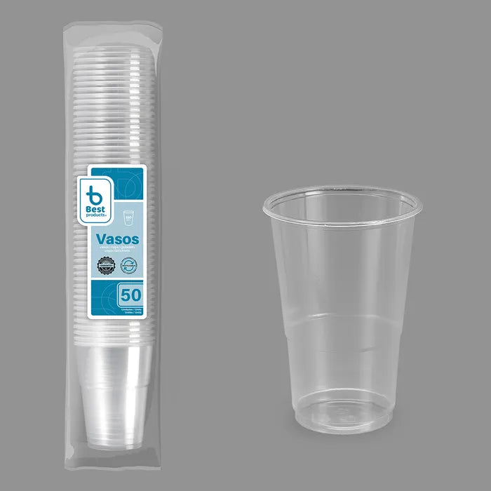 Best Products | S/50 Vaso reutilizable transparente 350 CC PP