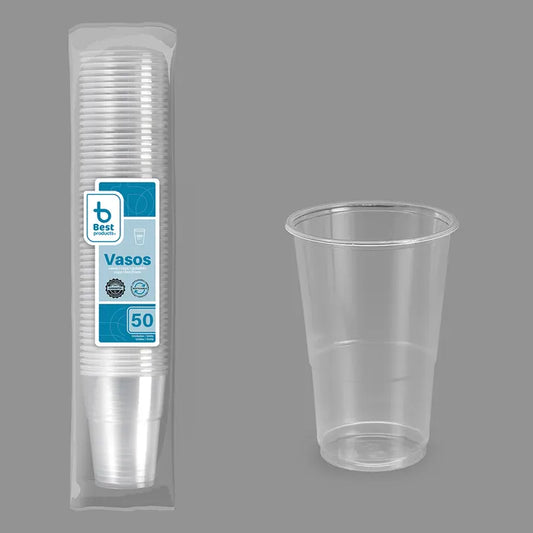 Best Products | S/50 Vaso reutilizable transparente 350 CC PP