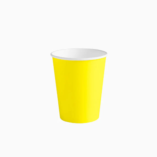 Maxi products | Vaso cartón amarillo 270 CC