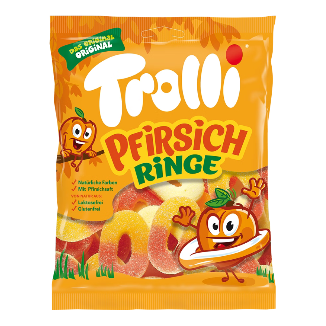 Trolli | Aros de melocotón